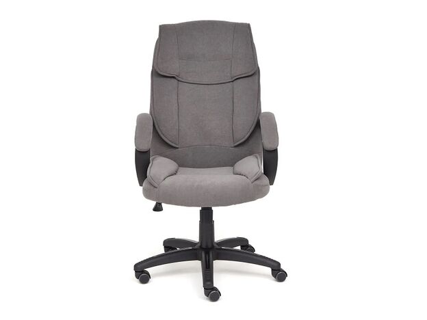 Кресло для руководителя Oreon флок серый