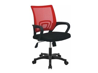 Кресло офисное ОС-9030 пластик черный-красный
