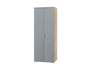 Шкаф для одежды 2-х дверный Сканди МДФ Смоки софт