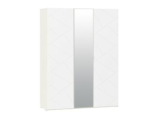 Шкаф комбинированный НМ 011.44 Summit белый текстурный-меренга