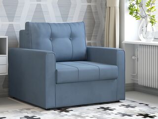 Кресло-кровать Лео арт. ТК-361 серо-синий